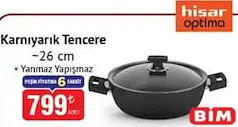 HİSAR OPTİMA KARNIYARIK TENCERE 26 CM fiyat ve kampanya bilgisi